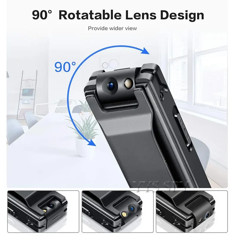 Smart Home Kamera - Portable 1080P Mini Camera 6 hours