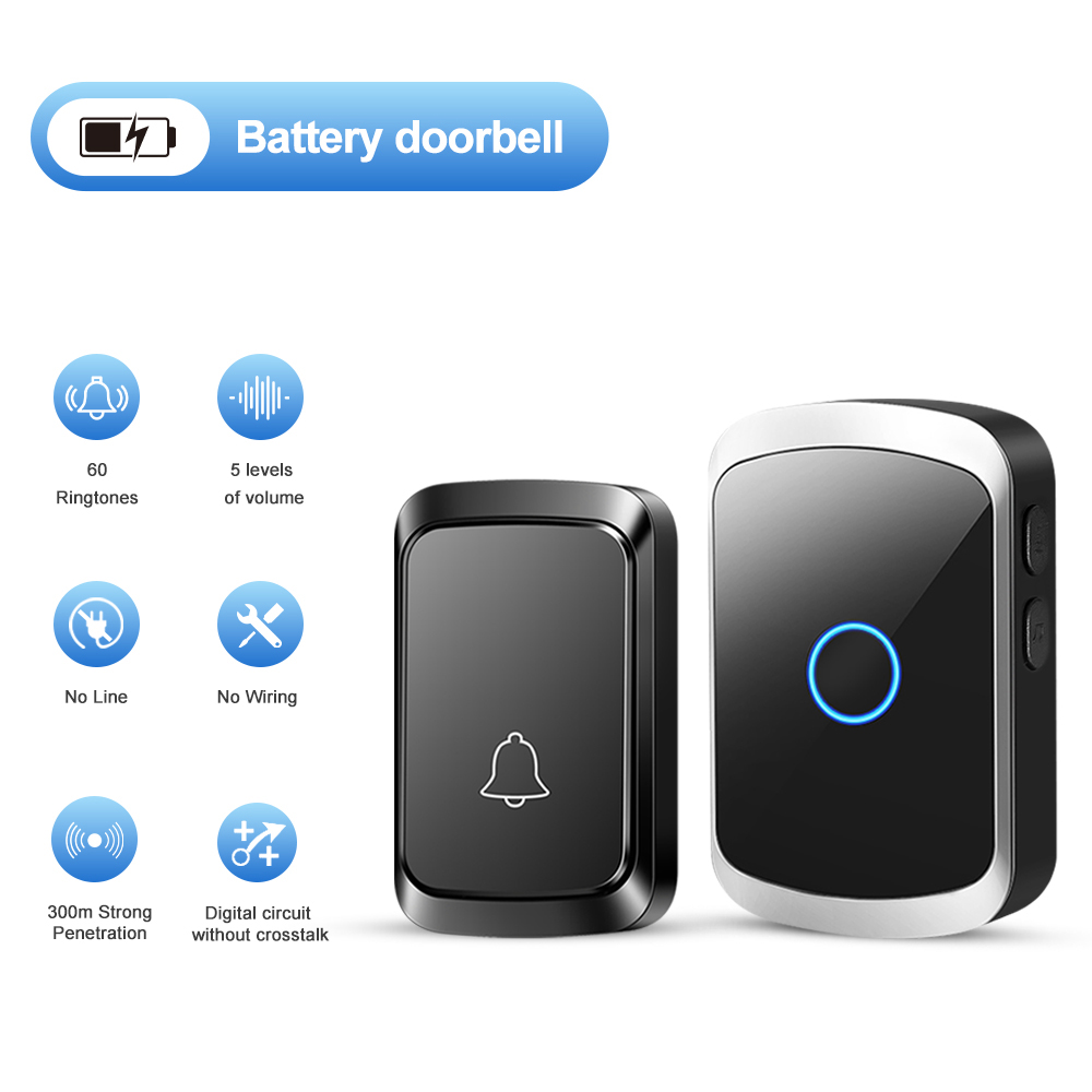 Smart Home Theater - Smart Wireless Doorbell Door Chime Kit