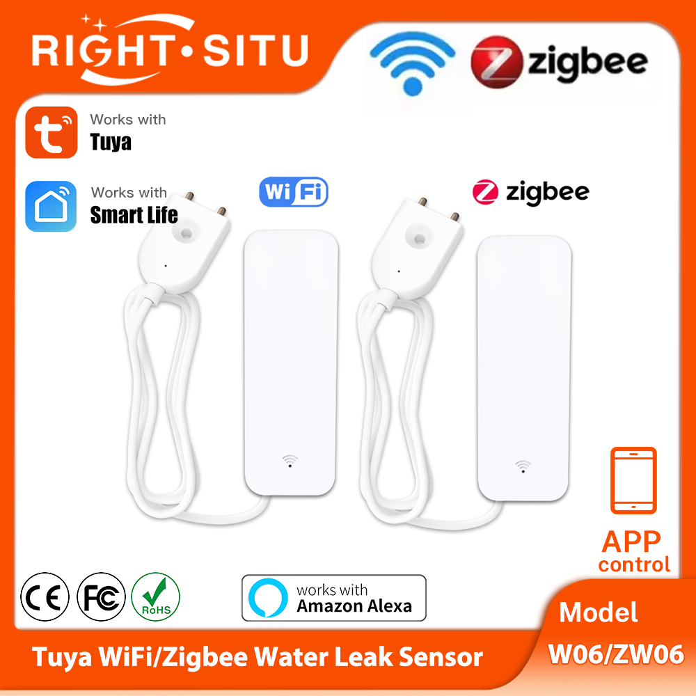 Wifi Water Sensor - Tuya WiFi Zigbee Water Sensor Smart