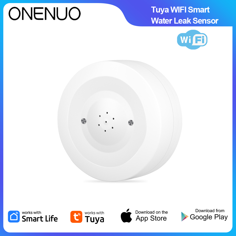 Wifi Water Sensor - ONENUO WiFi Tuya Water Leak Sensor
