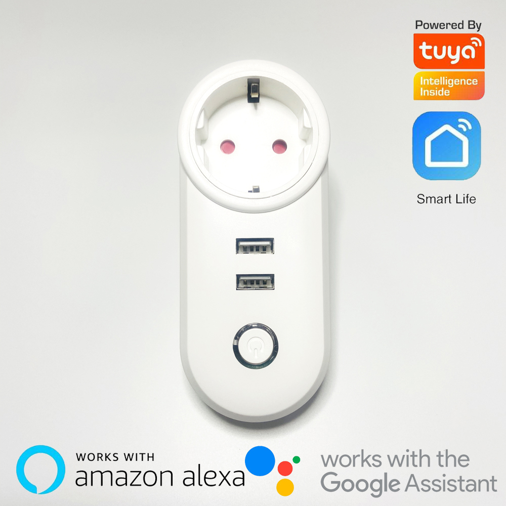 2.4G WIFI Ổ Cắm Điện Có 1A 2A  - đánh giá và giá Smart Home Energy Management