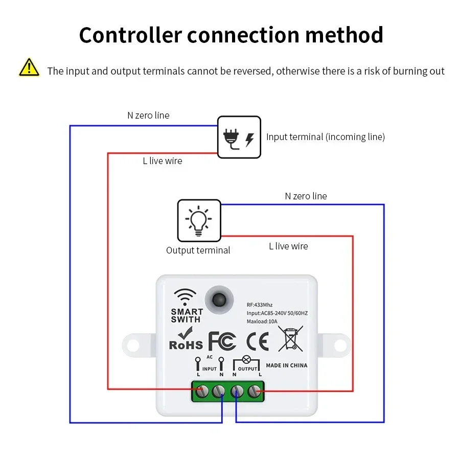 RF 433MHz Wireless Remote Cont - đánh giá và giá Smart Home Matter