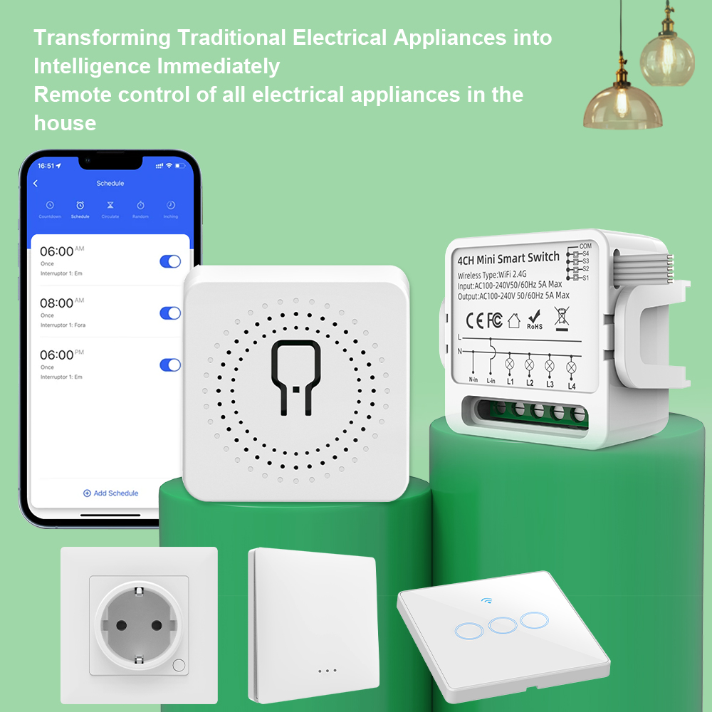 Tuya WiFi Smart Switch 1/2/3/4 - đánh giá và giá Smart Home Tuya