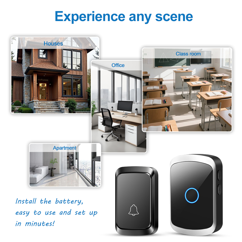 Smart Wireless Doorbell Door C - đánh giá và giá Smart Home Theater