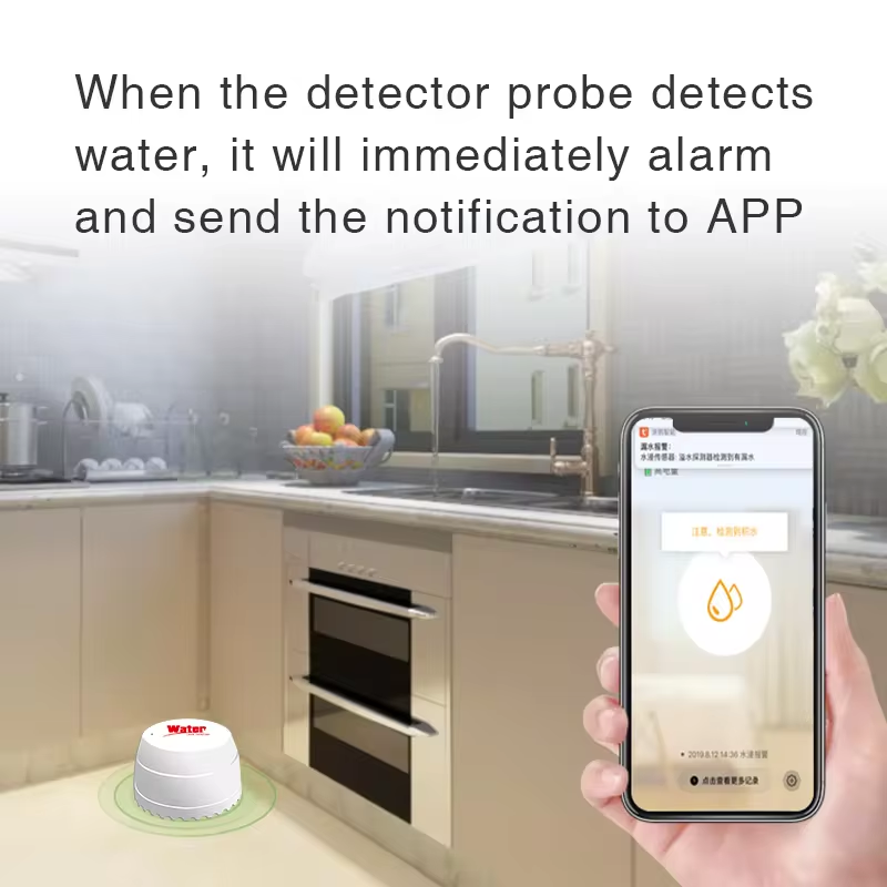 Tuya WiFi Water Leak Detector  - đánh giá và giá Wifi Water Sensor