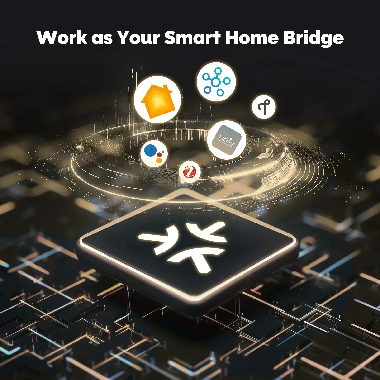 MOES Tuya Zigbee Matter Thread - đánh giá và giá Smart Home Bridge