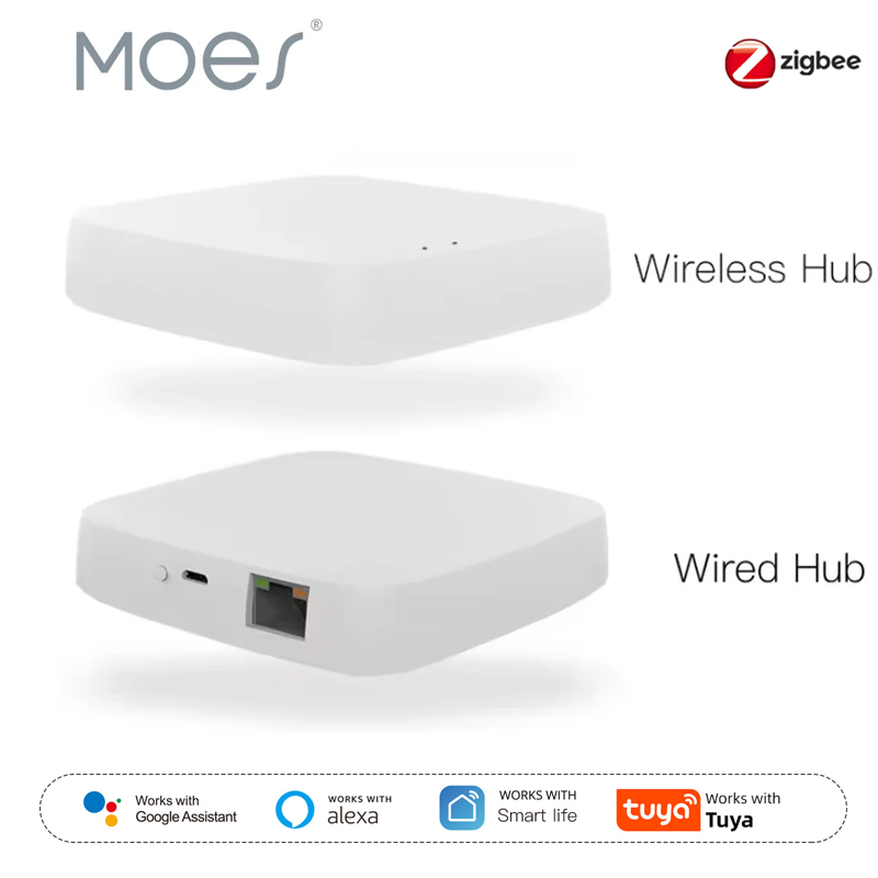 Moes Tuya ZigBee 3.0 Smart Gat - đánh giá và giá Smart Home Bridge