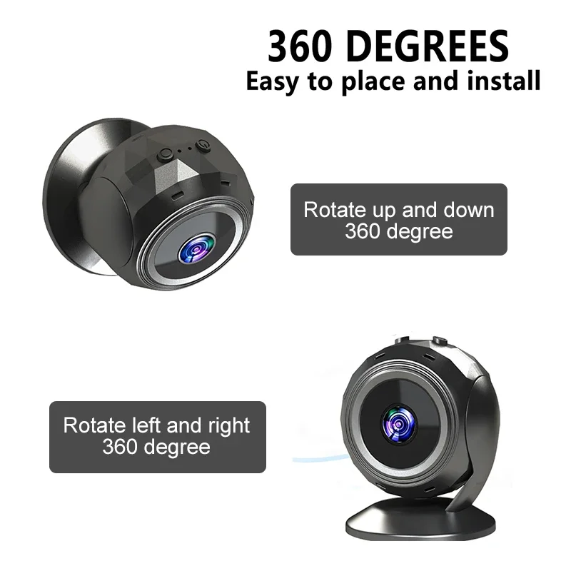 Mini Wifi Camera 360° Rotated  - đánh giá và giá Smart Home Kamera