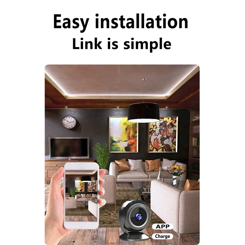 Mini Wifi Camera 360° Rotated  - đánh giá và giá Smart Home Kamera