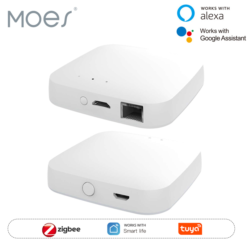 MOES Tuya ZigBee3.0 Smart Hub, - đánh giá và giá Smart Home Bridge