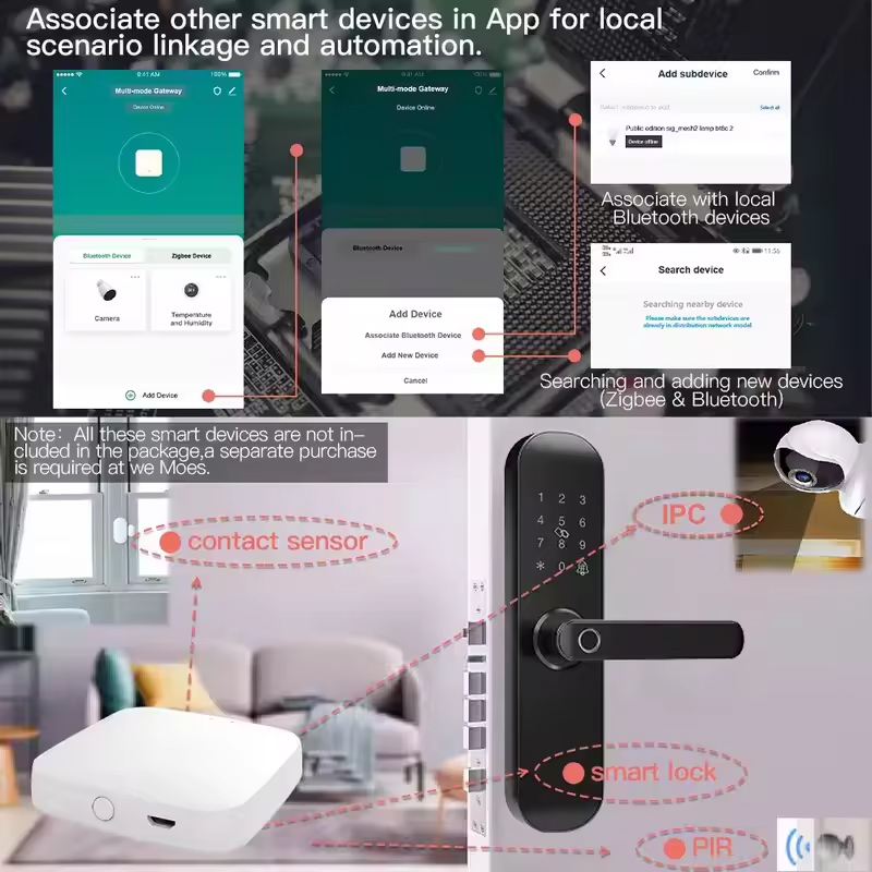 MOES Tuya ZigBee3.0 Smart Hub, - đánh giá và giá Smart Home Bridge