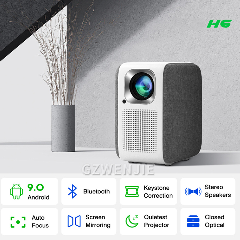 H6 Mini Projector LED 1080P Fu - đánh giá và giá Smart Home Theater