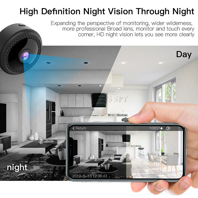 HD Wifi Mini Máy Quay Phim Kỹ  - đánh giá và giá Smart Home Kamera