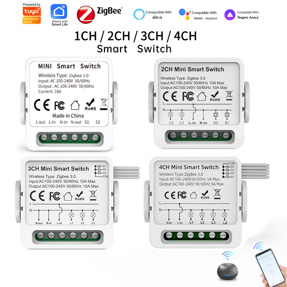 Tuya Zigbee 3.0 Smart Switch 1 - đánh giá và giá Smart Home Tuya