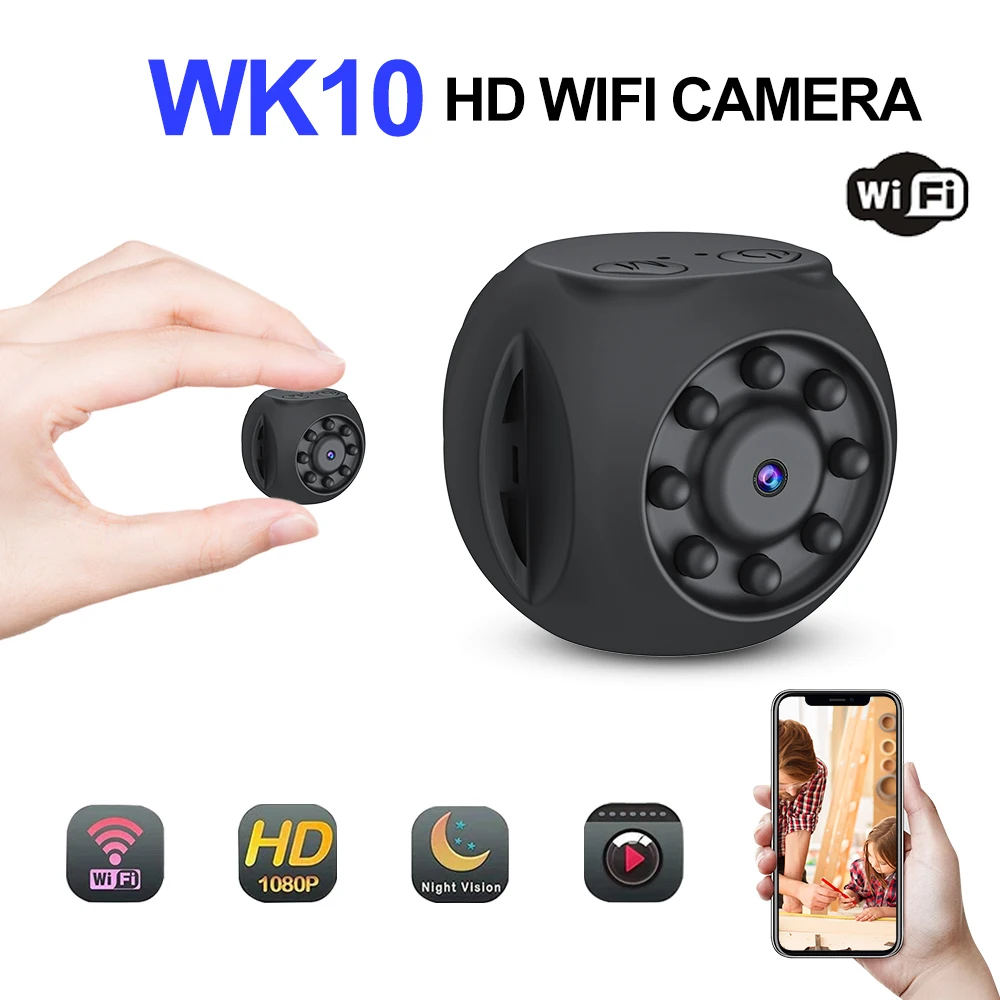 Wifi Mini Camera WK10 Smart Ho - đánh giá và giá Smart Home Kamera