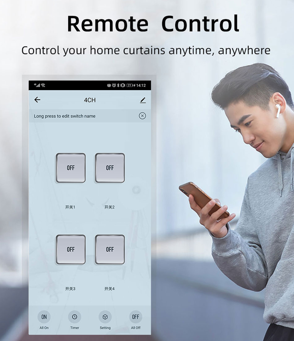 Tuya 4CH Zigbee Switch Relay M - đánh giá và giá Smart Home Tuya