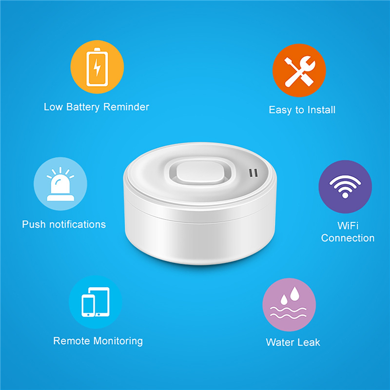 Smart WIFI Water Leak Detector - đánh giá và giá Wifi Water Sensor