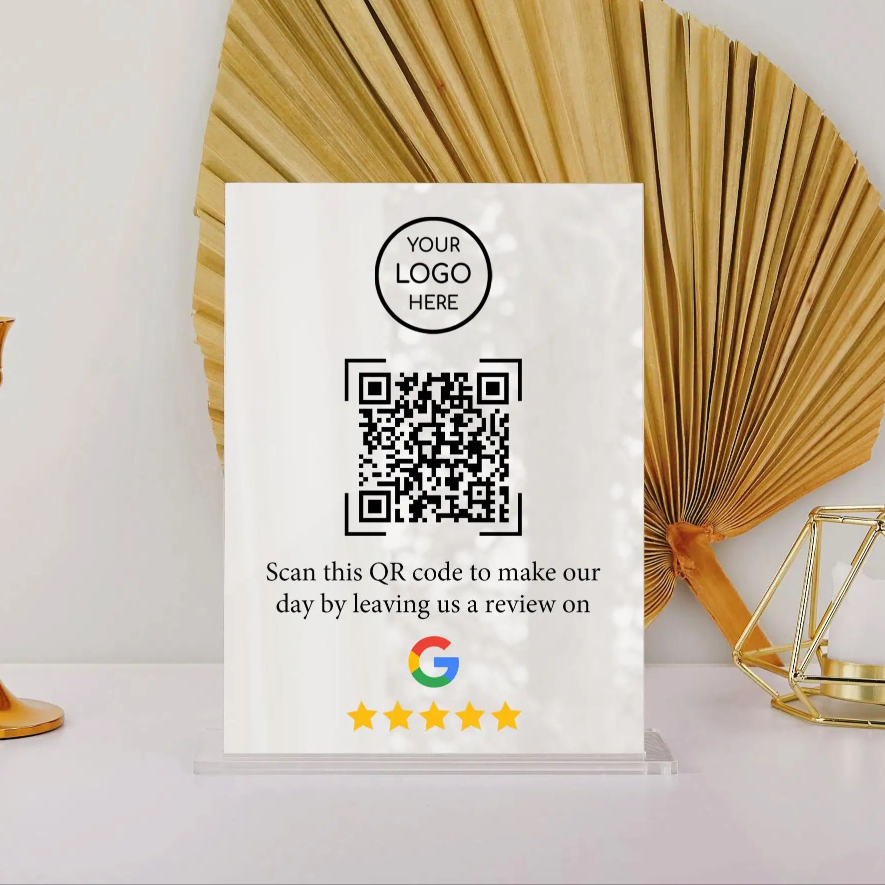 Customized QR Code Acrylic Sta - đánh giá và giá Airbnb Smart Home