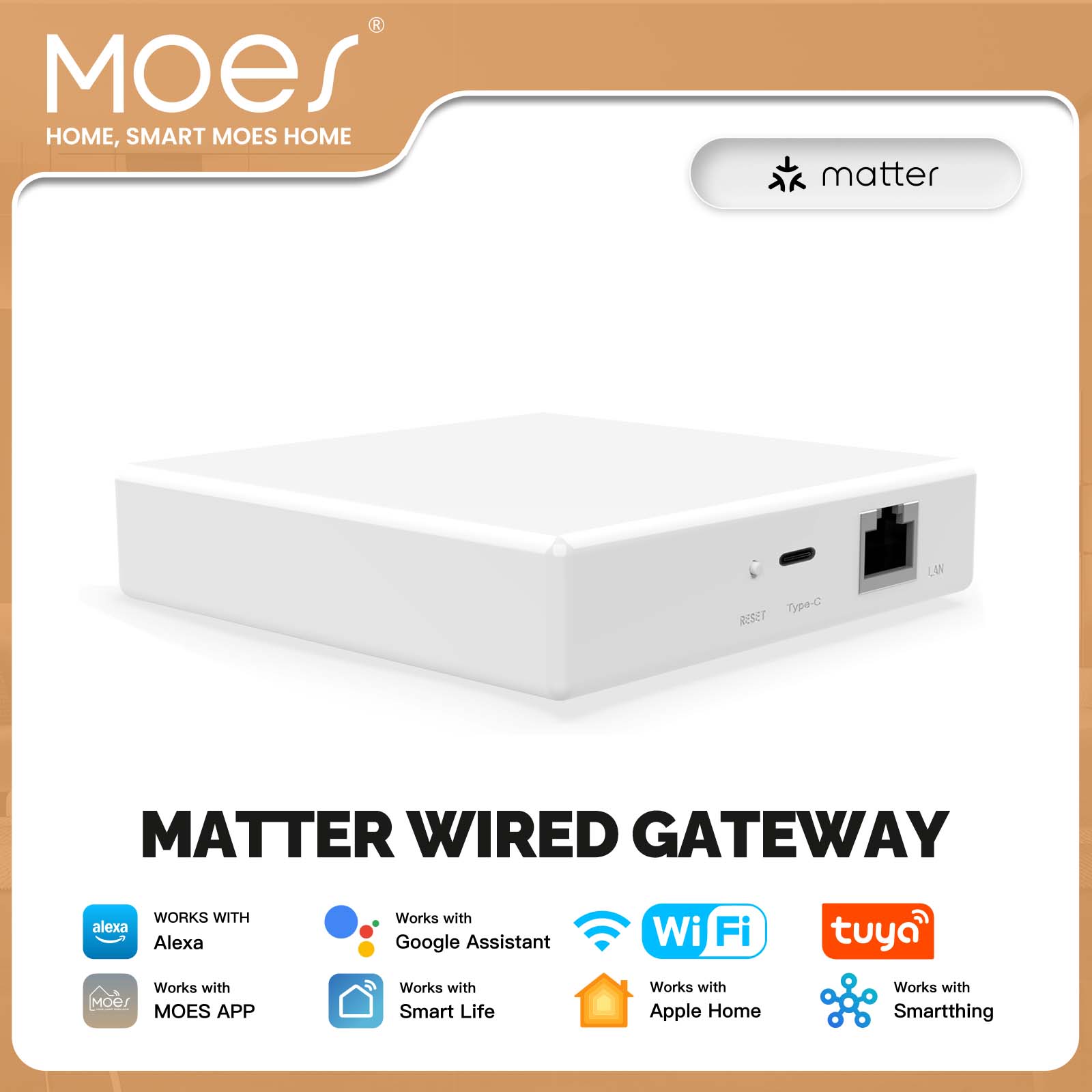 MOES Tuya ZigBee Matter Thread - đánh giá và giá Smart Home Bridge