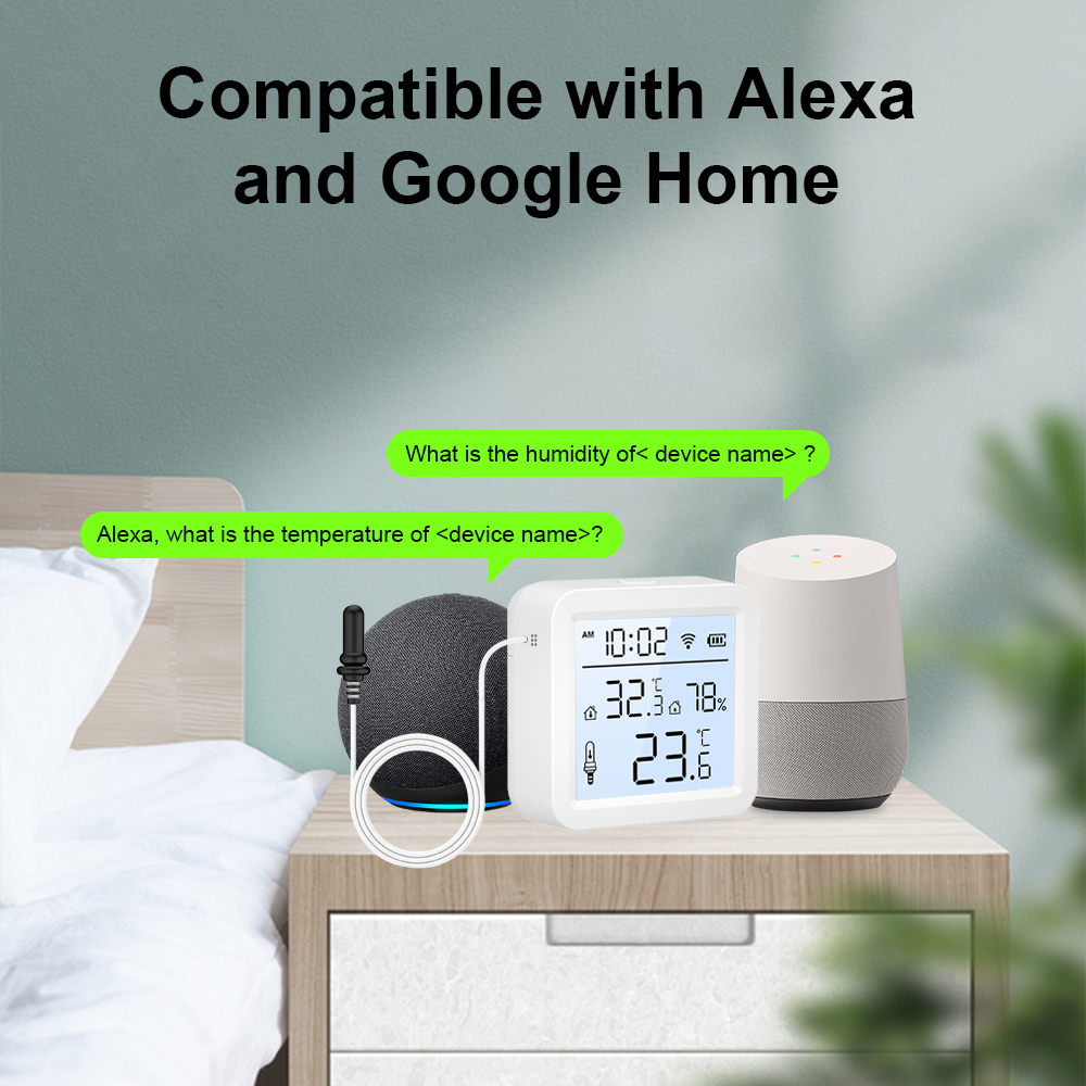 WiFi Humidity Temperature Sens - đánh giá và giá Smart Home Tuya