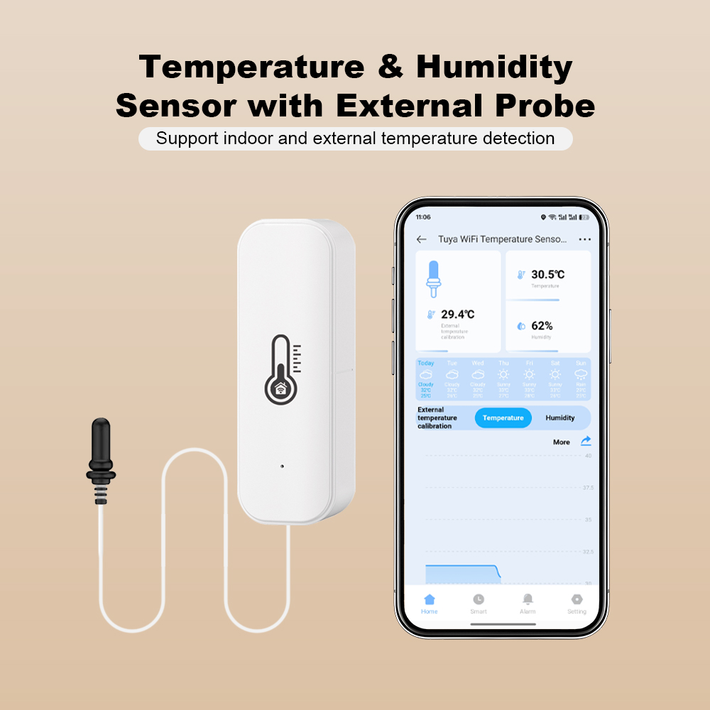 2026 New Tuya WiFi Humidity Te - đánh giá và giá Smart Home Tuya