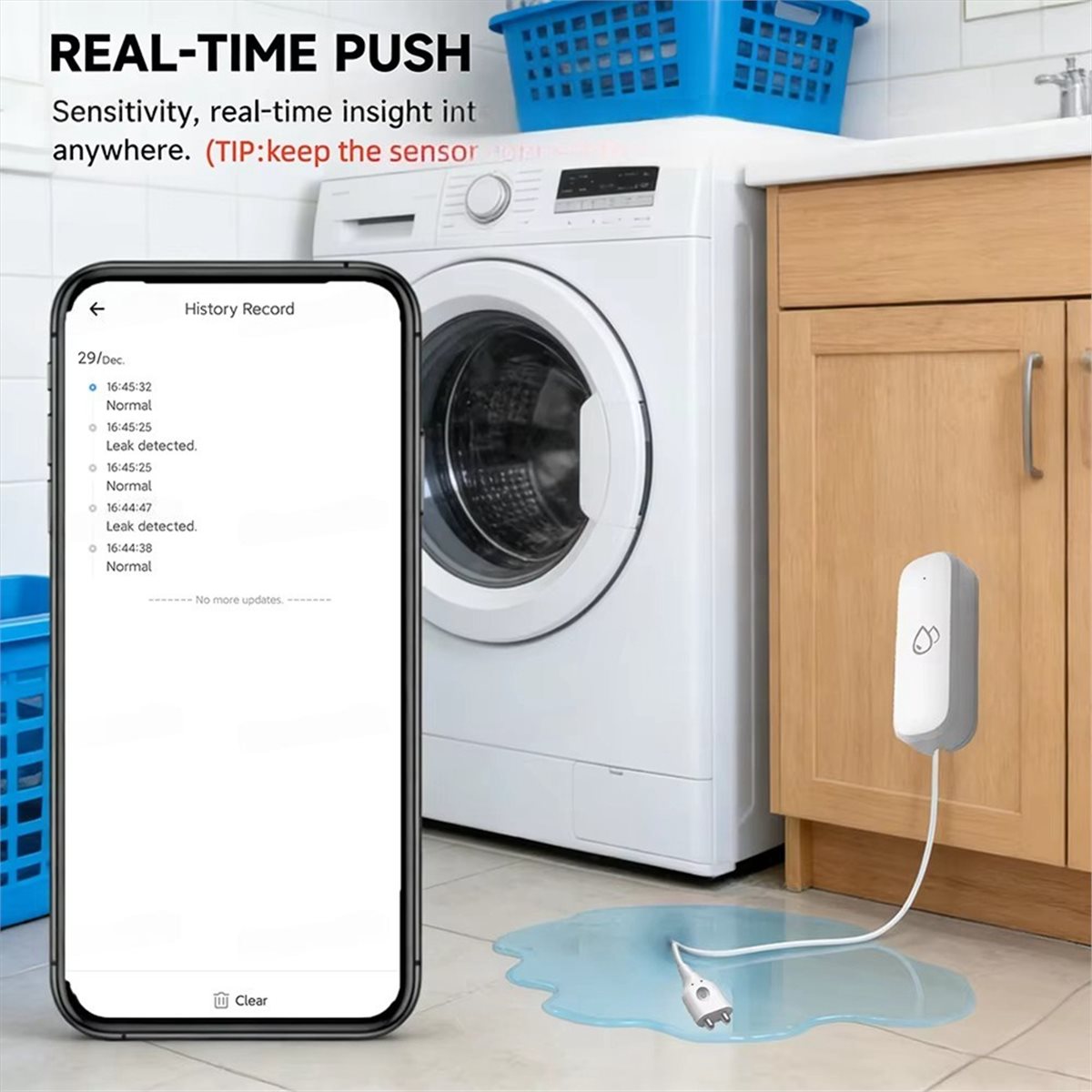 Compatible ZigBee Water Leak S - đánh giá và giá Smart Home Tuya